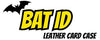 Bat ID Leather Card Case