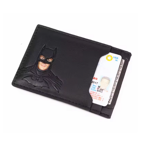 The Bat ID Slim Leather ID Card Holder